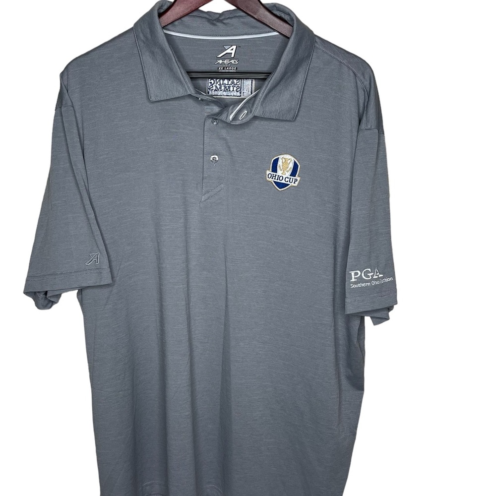 Mens Ahead‎ xxl 2xl golf polo shirt Ohio cup PGA embroidered